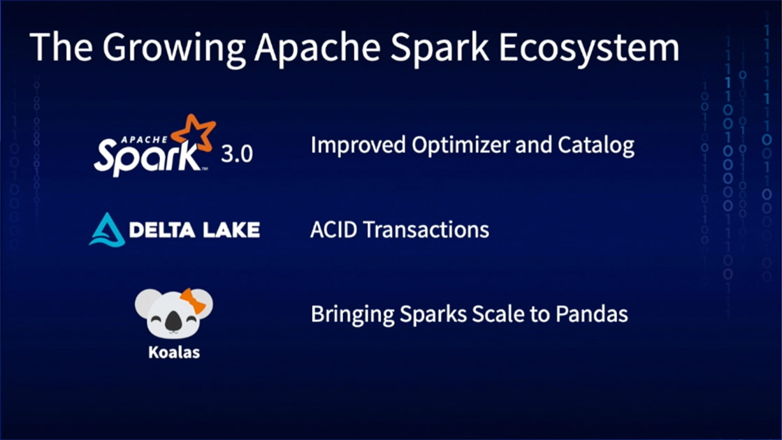 日益增长的Apache引发的生态系统,包括火花3.0,三角洲湖和考拉